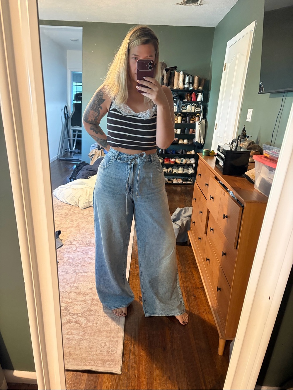 Madewell Curvy Superwide Airy Denim 32